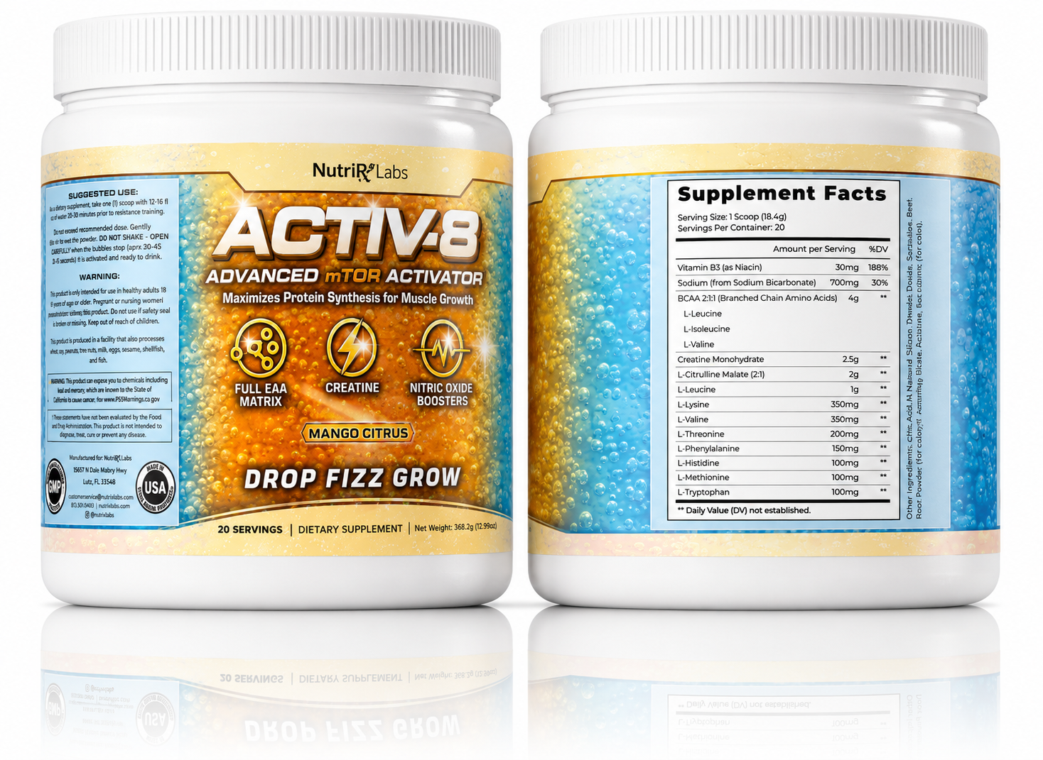 ACTIV-8— The Advanced mTOR Activator That's Better Than BCAA