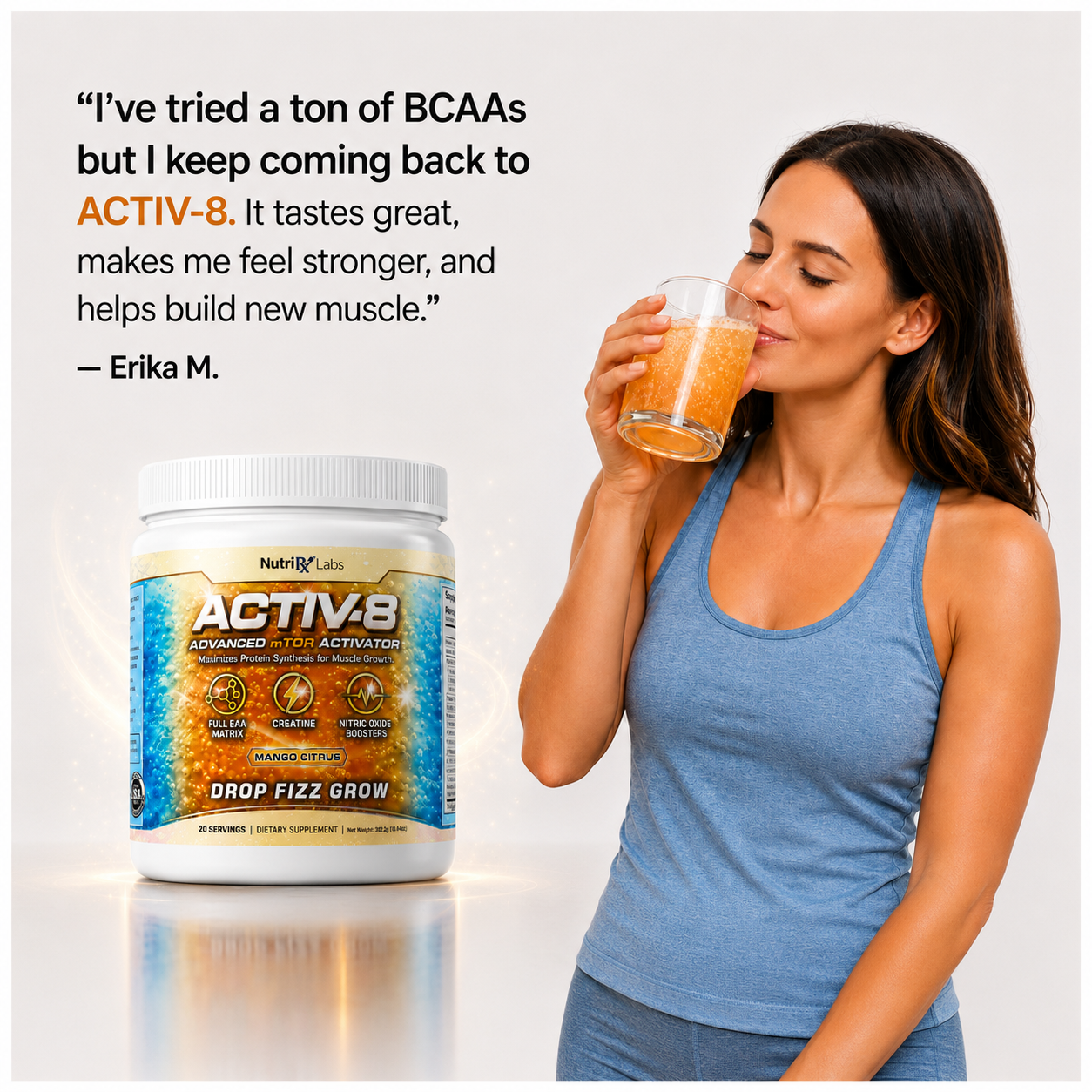 ACTIV-8— The Advanced mTOR Activator That's Better Than BCAA
