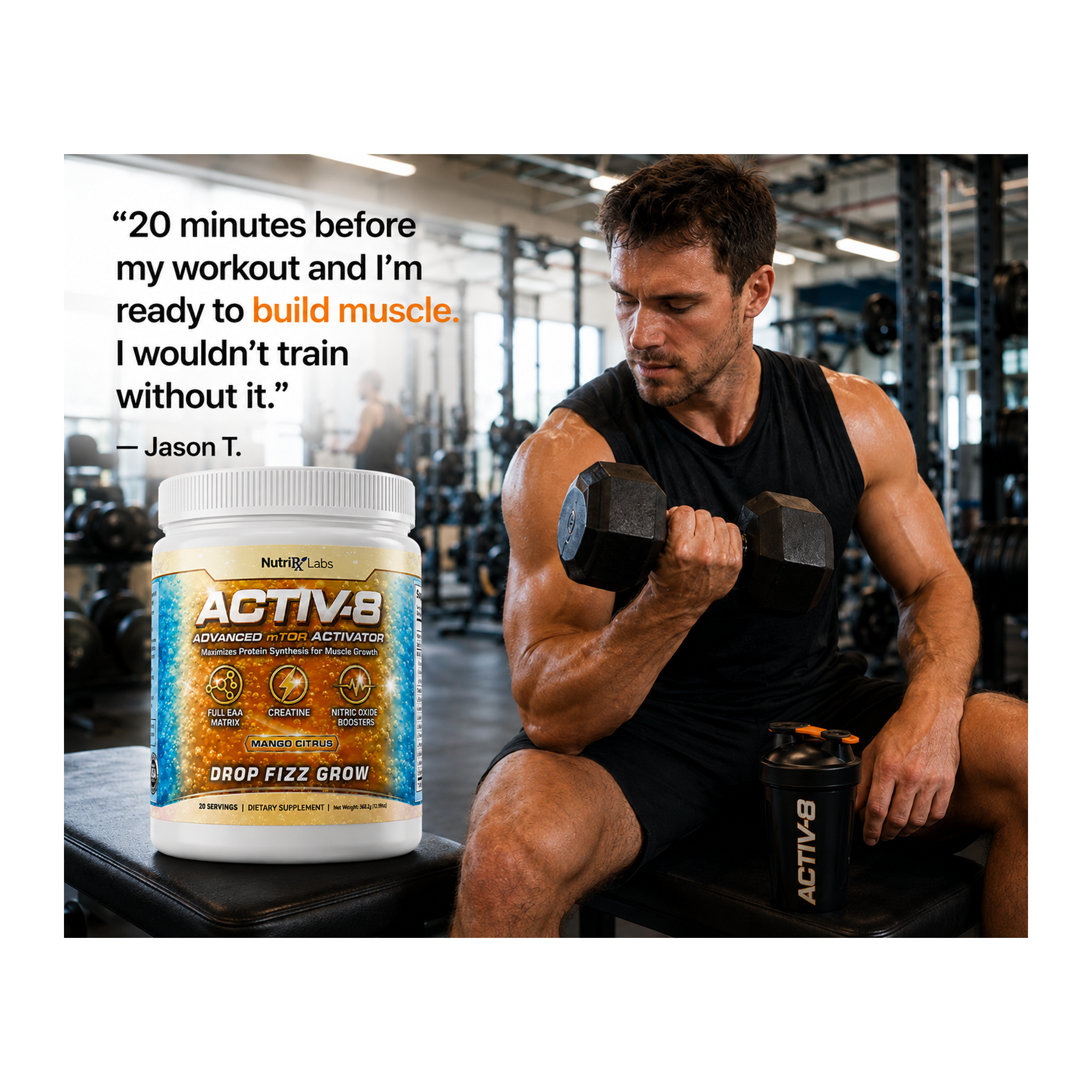 ACTIV-8— The Advanced mTOR Activator That's Better Than BCAA